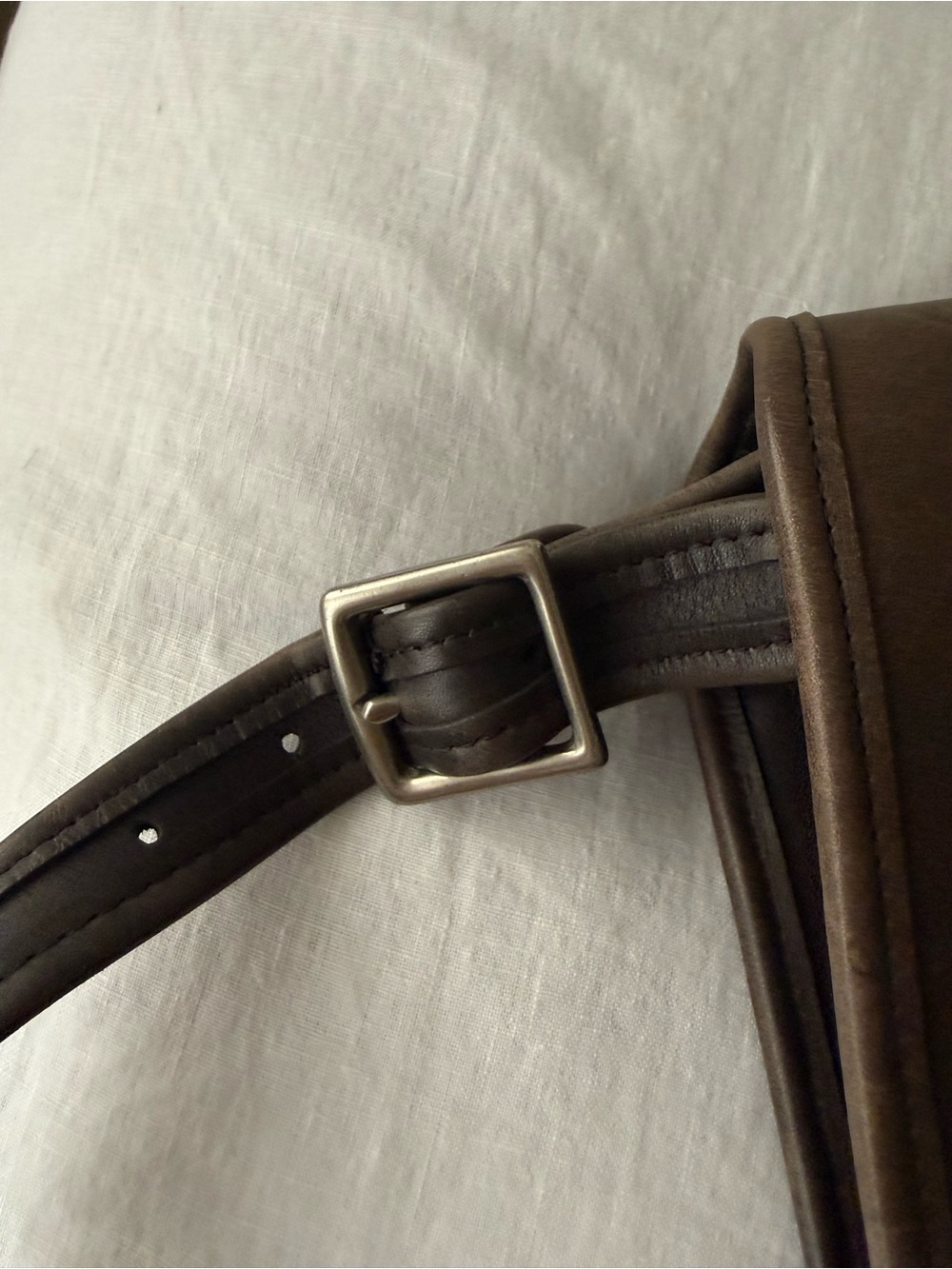 Authentic Vintage 1990s Coach Leather Flap Briefcase / Portfolio - Brown/Black - Picture 8 of 8